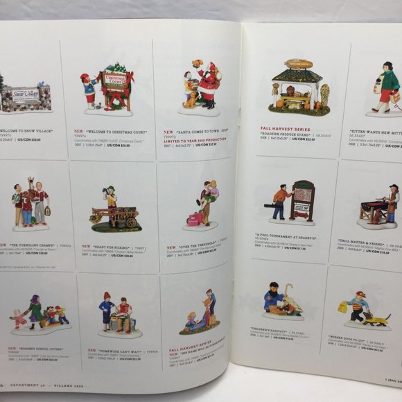 Department 56 2008 Catalog Magazine Village Classic Brands Halloween Christmas - Picture 5 of 12